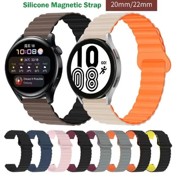 Magnetický Pásek Pro Hodinky Samsung Galaxy 4 3 classic 5 Pro aktivní 2/Gear S3 correa Náramek Huawei watch GT 2 3 popruh 22mm 20mm
