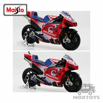 Maisto 1:18 MotoGP do roku 2021 Ducati Pramac Racing #89 J. Martin / #5 Zarco J. die-cast model bike