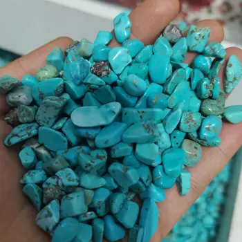 modré tyrkysové krystal štěrk bubnové štěrk, kameny, léčivé 100g