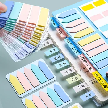 Morandi Barva Index Záložky Záložky Memo Pad Sticky Notes Notepad Posta Je Štítek Nálepka Kawaii Papírnictví Školní Kancelářské Potřeby