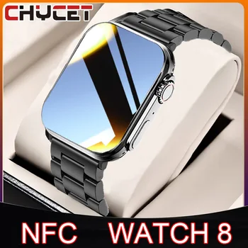 NFC Smart Watch 8 Série 2022 Smartwatch Muži Ženy 2,0 Palcový Plně Dotykový Displej Hodinky Sport Volání Bluetooth Fitness Tracker Hodiny