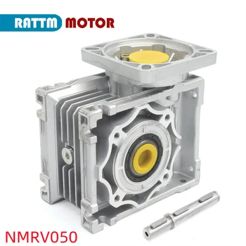 NMRV050 převodovky redukce červ převodový Poměr 5:1 až 100:1 pro Nema 32 Nema 42 Servo, krokový motor + Jeden Hřídel