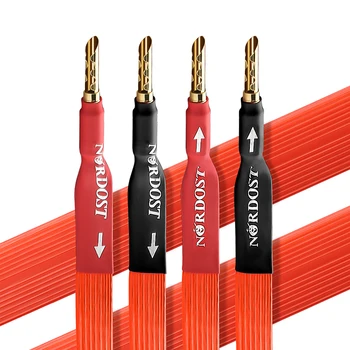 Nordost Red Dawn reproduktorový kabel Flatline reproduktor kabel postříbřené 99.9999% OFC audiofilské hi-fi audio kabel zesilovač