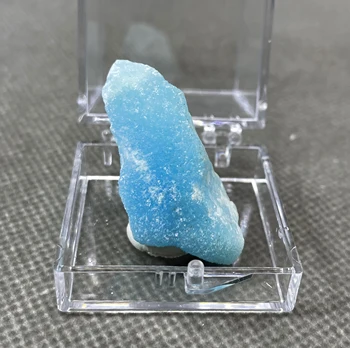 NOVÉ! 100% přírodní Modrý Aragonit minerály vzorku kameny a krystaly léčení krystaly křemene z Číny (box velikost 3,4 cm)