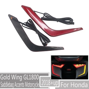 NOVÉ LED Zadní Brašně Akcenty Motocykl Příslušenstv Pro Honda Gold Wing GL1800 2018 2019 2020 2021 Goldwing GL1800 Tour DCT