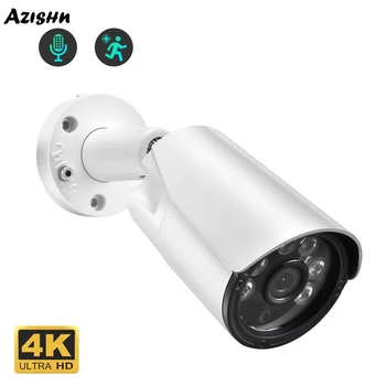 POE IP Kamera 8MP 5MP, 4MP Venkovní Vodotěsné Zabezpečení Ochrany Kulka CCTV, Domácí Video bezpečnostní Kamery AI Detekce Pohybu