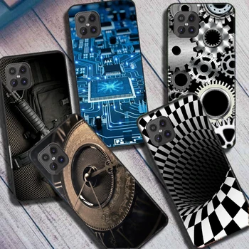 Pro Cubot C30 2020 6.4 palcový Telefon Případě Měkké TPU Zadní Kryt Módní 3D Čip základní Desky Shell Luxusní CubotC30 C 30 Případů Fundas