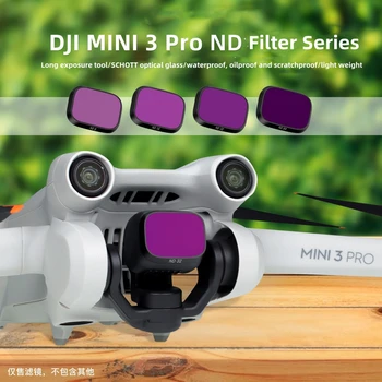 Pro DJI Mini 3 Pro ND Filtr Sada Optické Sklo Objektivu pro DJI Mini 3 Pro Filtry Proti Poškrábání Olej-Důkaz, Příslušenství