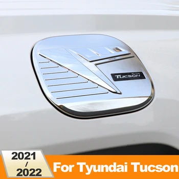 Pro Hyundai Tucson 2021 2022 2023 NX4 Hybridní Auto Oxid Palivové Nádrže Kryt Plyn Dveře Szp Ropy Výplň Dveří Dekorace Kryt Příslušenství