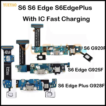 Pro Samsung Galaxy S6 Edge Plus S6+ G920F G925F G928F G920 G925 G928 Dock Konektor Micro USB Nabíječka Nabíjecí Port Flex Kabel