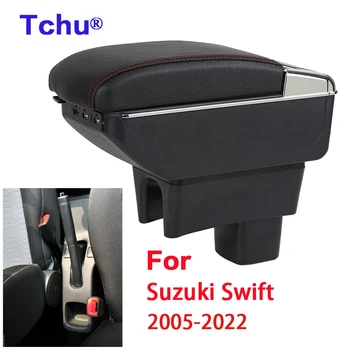 Pro Suzuki Swift Loketní opěrka Box 2005-2022 Pro Suzuki Swift Auto Loketní opěrka interiér úložný Box Dovybavení části s USB auto příslušenství