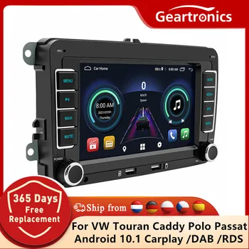 Pro VW/Passat/Touran/Caddy /Jetta /Polo/Seat 2 Din Android 10 Auto Rádio Stereo 2din Auto Multimediální Přehrávač, GPS, Rádio, Wi-fi AUX-in