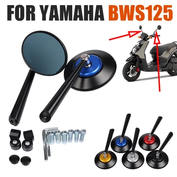 Pro YAMAHA BWS125 BWS 125 Motocykl Příslušenství, Zpětné Zrcátka, Boční zpětná Zrcátka Modré Anti-oslnění HD Hliníkové Náhradní Díly