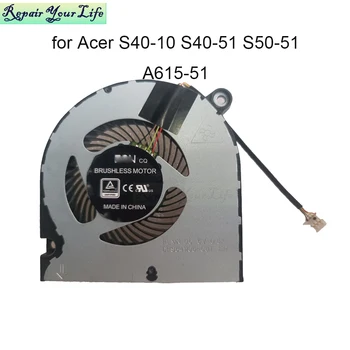 Procesor počítače Ventilátory Chlazení Chladič CPU pro Acer Aspire 5 A515 A517-51 A615-51 51 Swift 3 S40-10 S40-51 S50-51 13N1-01A0412