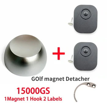 Původní 15000GS EAS Magnetické Golf Tag Detacher Remover Univerzální Magnet Eas Golf Detacher Bezpečnostní Zámek s 1 Háček 2 Tag