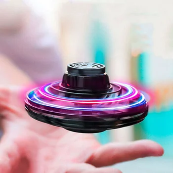 Původní UFO Spinner Flynova Mini Magic Drone Ruku Létající Bumerang Spinner LED RGB Světlo