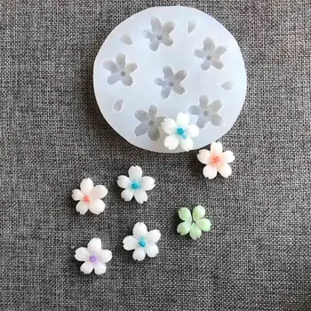 Sakura/malá květina silikonové formy UV pryskyřice, příslušenství, formy pro fondant dekorace ozdoby ručně vyráběné předměty pro domácnost