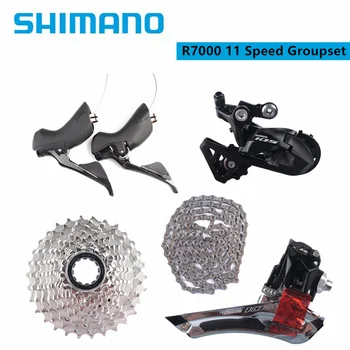 Shimano 105 R7000 Sestava 2x11 Speed ST+FD+RD+CS+KN 12-25T, 11-28T 11-30T 11-32T 11-34T Pro Silniční kolo Kolo