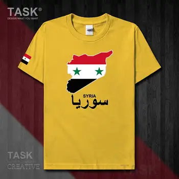 Syrská Arabská Republika Sýrie SYR arabské pánské tričko nové Topy t-shirt Krátký rukáv oblečení mikina vnitrostátní příležitostné letní 50