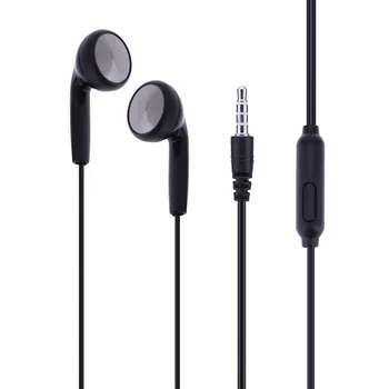Univerzální 3,5 mm Drátová Sluchátka Stereo V Uchu Sluchátka Headset s Mikrofonem Hudební Sluchátka s mikrofonem pro Samsung Xiaomi Smartphone