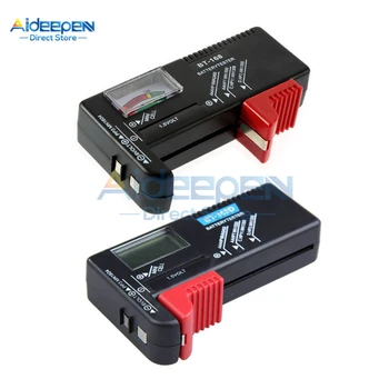 Univerzální BT168D LED/Ukazatel Digitální Kapacita Baterie Tester Tester Baterií Pro 9V 1.5 V a AA AAA Mobilní