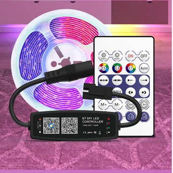 USB/DC5-24V WS2811 WS2812B Řadič pro Pixel LED Strip Světlo SK6812 WS2812 Pásky Remote APP Bluetooth-kompatibilní Synchronizace Hudby