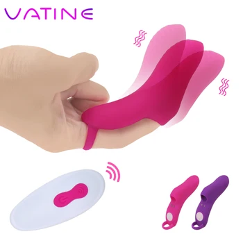 VATINE Prst, Vibrátor, Bezdrátové Dálkové Ovládání Klitoris Stimulátor Sexuální Hračky pro Ženy G Spot Masáž, Vibrátor Ženské Masturbátor