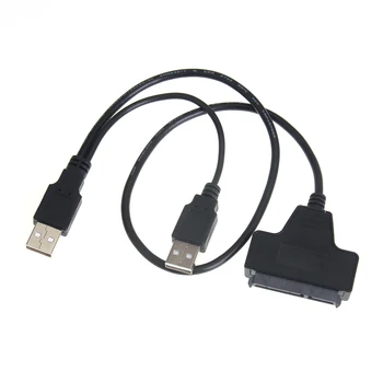 Velkoobchod USB na SATA 7+15 Pin Adaptér Kabel 22 Pin Pro 2,5