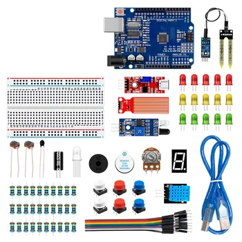 Vhodné Pro Arduino Uno R3 DIY Kit Kondenzátor/Most/Prkénko Starter Kit