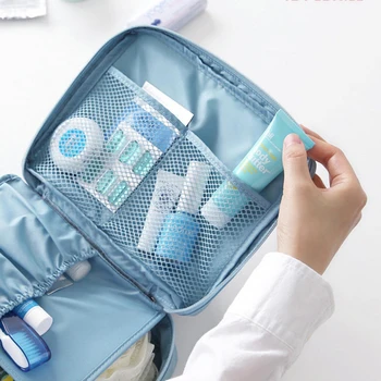 Vodotěsné Kosmetická Taška Multifunkční Dámy Venkovní Skladovací Potřeby Zdarma Taška Skladování Taška Přenosná Ženy Cestovní Kosmetická Taška