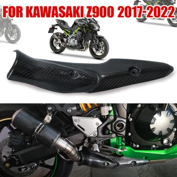 Výfukové Potrubí Tepelný Štít Pro Kawasaki Z900 Z-900 2017 - 2022 Motocyklové Příslušenství, Protector Tepelně Izolační Kryt Guard Cap