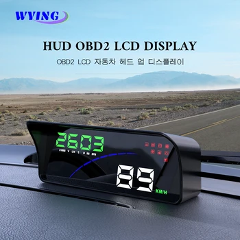WYING P9 OBD2 HUD Auto Automatickou Digitální Tachometry Head Up Display Auto Teplota Vody Napětí Alarm Smart Auto Nástroje