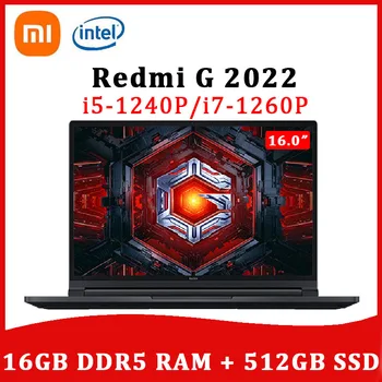 Xiaomi Notebook Redmi G 12 Herní Intel i7-1260P 16GB RAM 512GB SSD 16-inch 2.5 K 165Hz Velké Obrazovce Windows 11 NoteBook
