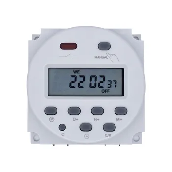 časovač 220V 110V 12V 24V CN101A Digitální LCD Napájení Programovatelný Časovač Časový Spínač Relé 16A CN101